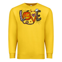 Lemon love halloween Premium Sweatshirt - CowhideDigitalArt