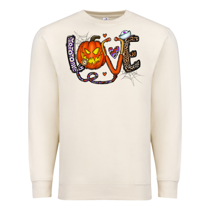 Love Halloween Premium Sweatshirt by CowhideDigitalArt | Teevron