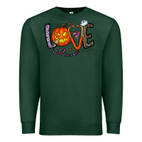 Sports Green love halloween Premium Sweatshirt - CowhideDigitalArt