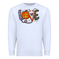 White love halloween Premium Sweatshirt - CowhideDigitalArt