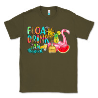 Army Green float drink tan repeat Classic Tee - RanaPortraitStore
