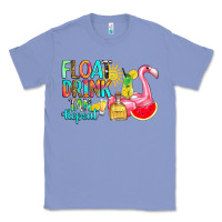 Colony Blue float drink tan repeat Classic Tee - RanaPortraitStore