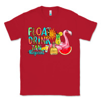 Red float drink tan repeat Classic Tee - RanaPortraitStore