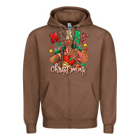 Chestnut Merry Christmas black girl sneakers Zipper Hoodie - RanaPortraitStore