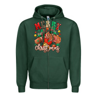 Sports Green Merry Christmas black girl sneakers Zipper Hoodie - RanaPortraitStore