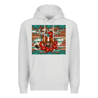 Dove Grey longhorn with gemstone Premium Hoodie - Artiststas