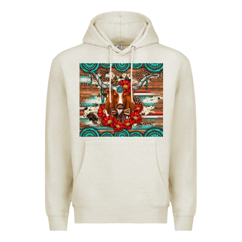 Longhorn With Gemstone Premium Hoodie by Artiststas | Teevron