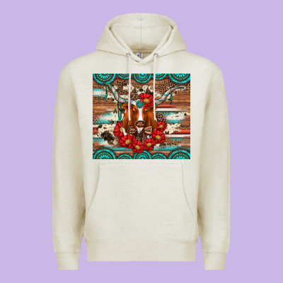 Longhorn With Gemstone Premium Hoodie Designed By Artiststas