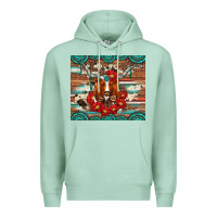 Seafoam longhorn with gemstone Premium Hoodie - Artiststas