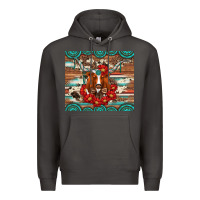 Smoke longhorn with gemstone Premium Hoodie - Artiststas