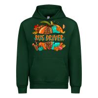 Forest Green bus driver pumpkin Urban Hoodie - NancyCooperArtShop