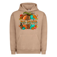 Pigment Burro bus driver pumpkin Urban Hoodie - NancyCooperArtShop
