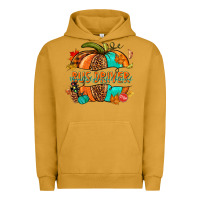 Pigment Peanut Butter bus driver pumpkin Urban Hoodie - NancyCooperArtShop