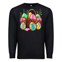 Black Easter eggs with basket Easter Day Premium Sweatshirt - Neo Western