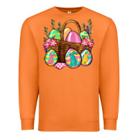 Carrot Easter eggs with basket Easter Day Premium Sweatshirt - Neo Western