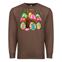 Chestnut Easter eggs with basket Easter Day Premium Sweatshirt - Neo Western
