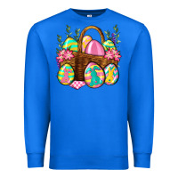 True Royal Easter eggs with basket Easter Day Premium Sweatshirt - Neo Western