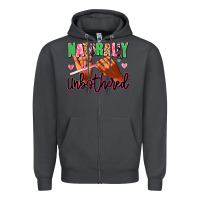 Smoke Naturally unbothered afro nails Zipper Hoodie - RanaPortraitStore