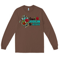 Chestnut leave judgin to jesus Long Sleeve Tee - BarkalooDesign