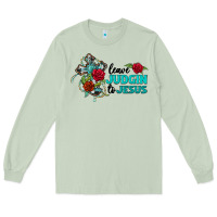 Matcha leave judgin to jesus Long Sleeve Tee - BarkalooDesign