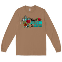 Toasted Coconut leave judgin to jesus Long Sleeve Tee - BarkalooDesign