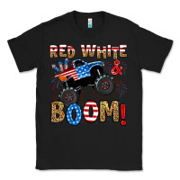 Black red white boom monster truck Classic Tee - RanaPortraitStore