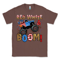 Chestnut red white boom monster truck Classic Tee - RanaPortraitStore