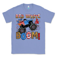 Colony Blue red white boom monster truck Classic Tee - RanaPortraitStore