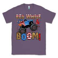 Lavender red white boom monster truck Classic Tee - RanaPortraitStore