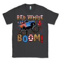 Smoke red white boom monster truck Classic Tee - RanaPortraitStore