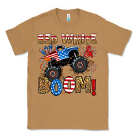 Toasted Coconut red white boom monster truck Classic Tee - RanaPortraitStore