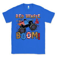 True Royal red white boom monster truck Classic Tee - RanaPortraitStore