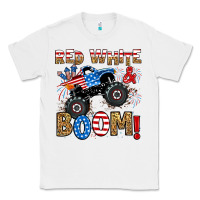 White red white boom monster truck Classic Tee - RanaPortraitStore