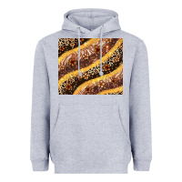 Heather Grey melanin leopard glitter Heavyweight Hoodie - Zillion Design Studio