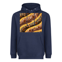 Navy melanin leopard glitter Heavyweight Hoodie - Zillion Design Studio