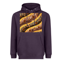 Plum melanin leopard glitter Heavyweight Hoodie - Zillion Design Studio