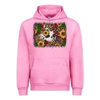 Fuchsia Pink distressed christmas sunflowers leopard cowhide background Urban Hoodie - Jasminsmagicworld