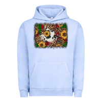 Pigment Grape Ice distressed christmas sunflowers leopard cowhide background Urban Hoodie - Jasminsmagicworld