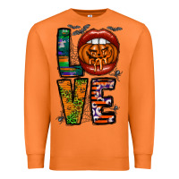 Carrot Love Halloween Lips Premium Sweatshirt - CowhideDigitalArt