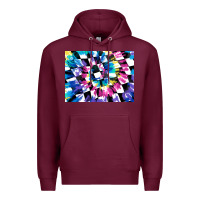 Burgundy tie dye colourful race flag background 3200x2400 Premium Hoodie - AdoDesignShop