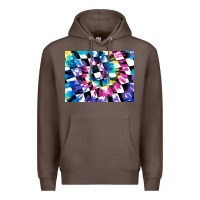 Coffee tie dye colourful race flag background 3200x2400 Premium Hoodie - AdoDesignShop