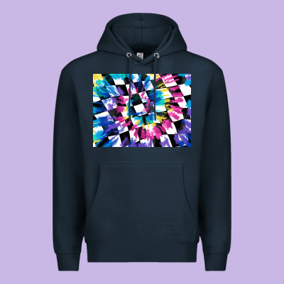 Tie Dye Colourful Race Flag Background 3200x2400 Premium Hoodie Designed By Adodesignshop