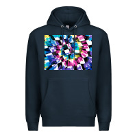 Navy tie dye colourful race flag background 3200x2400 Premium Hoodie - AdoDesignShop