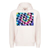Pale Pink tie dye colourful race flag background 3200x2400 Premium Hoodie - AdoDesignShop