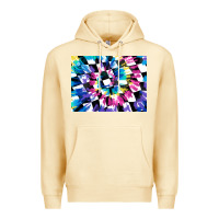 Pina Colada tie dye colourful race flag background 3200x2400 Premium Hoodie - AdoDesignShop