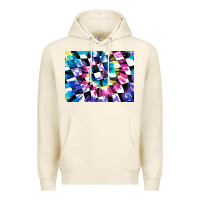 Tofu tie dye colourful race flag background 3200x2400 Premium Hoodie - AdoDesignShop