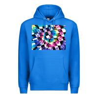 True Royal tie dye colourful race flag background 3200x2400 Premium Hoodie - AdoDesignShop