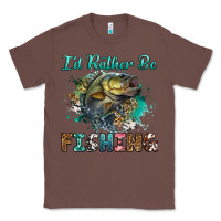 Chestnut i'd rather be fishing Classic Tee - RanaPortraitStore