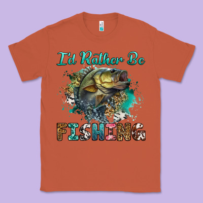 I'd Rather Be Fishing Classic Tee Designed By Ranaportraitstore