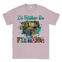 Lilac i'd rather be fishing Classic Tee - RanaPortraitStore